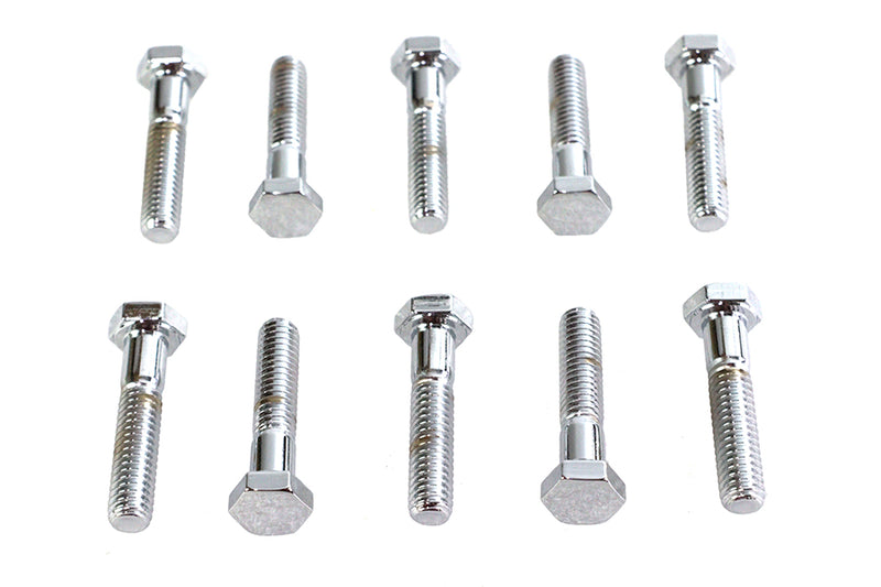 Hex Cap Bolts Chrome 5/16 inch x 1-1/2 inch