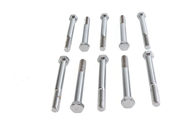 Hex Cap Bolt Chrome 3/8 inch X 3-1/2 inch