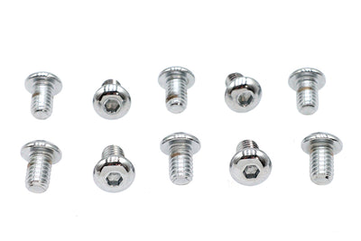 Allen Button Head Screws Chrome 5/16 inch X 1/2 inch