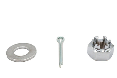 Chrome Axle Nut Kit Castle Style 5/8 - 18 UNF