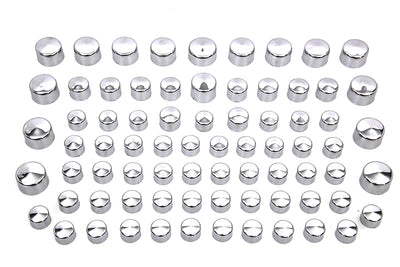 Wyatt Gatling Chrome Bolt Cap 75 Piece Cover Kit