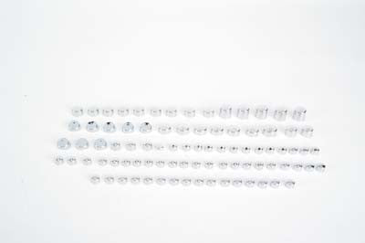 Wyatt Gatling Chrome Bolt Cap 86 Piece Cover Kit