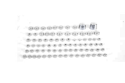 Wyatt Gatling Chrome Bolt Cap 81 Piece Cover Kit