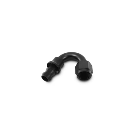 Push-On 150 Degree Hose End Elbow Fitting; Size: -8AN - VIB22508