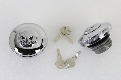 Keyed Gas Cap Set Vented and Non-Vented Chrome