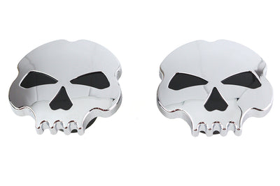 Skull Style Gas Cap Set Chrome
