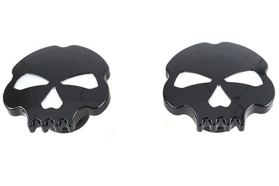 Skull Style Gas Cap Set Black