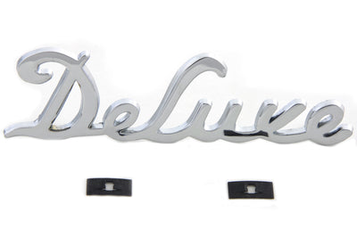 Chrome  inchDeluxe inch Fender Emblem Set