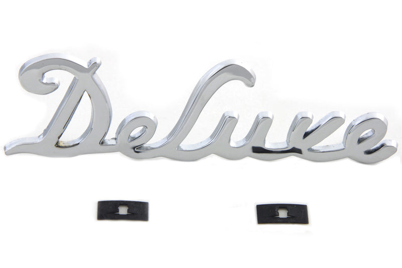 Chrome  inchDeluxe inch Fender Emblem Set