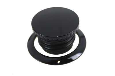 Flush Mount Gas Cap Black