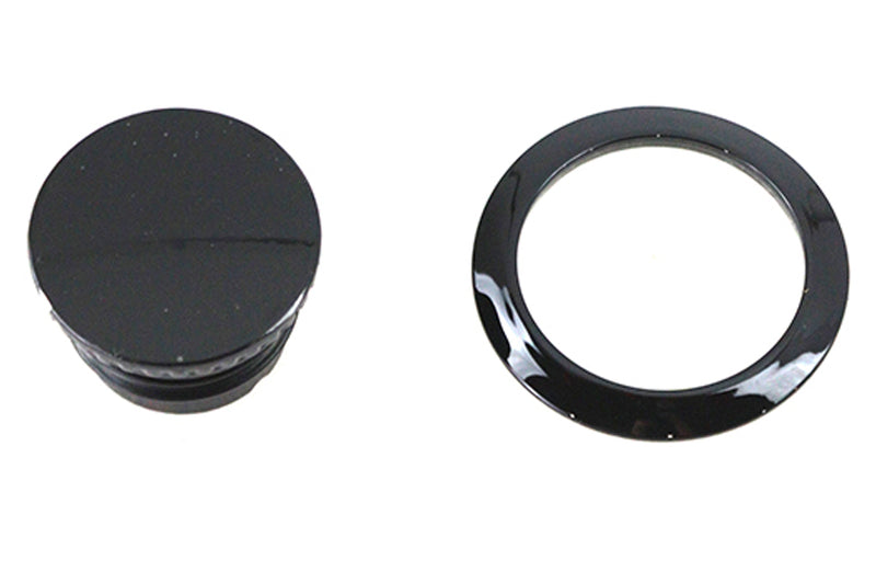 Flush Mount Gas Cap Black