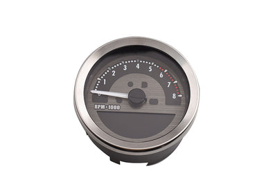 3-5/8 inch Electronic Speedometer and Tachometer Black