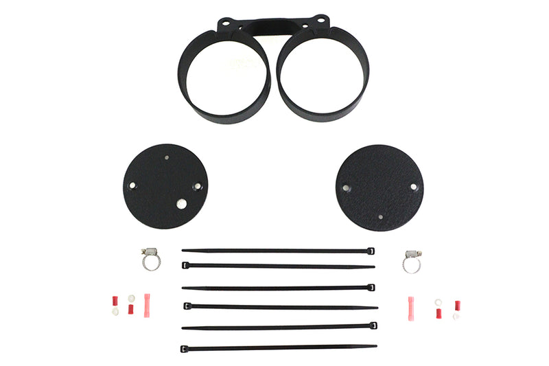 Dual Gauge Mount Bracket Black