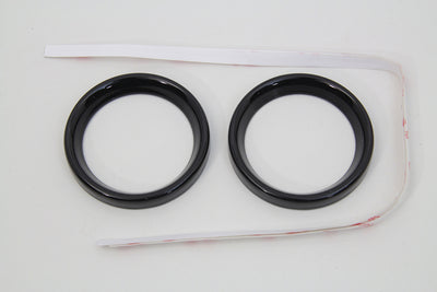 2 inch Gauge Bezel Cover Kit with a Black Finish