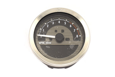 AEE 4 inch Dakota Style Speedometer and Tachometer Black