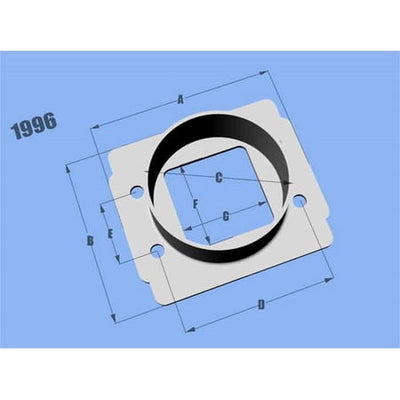 Mass Air Flow Sensor Adapter Plate, for Toyota Applications & Vehicles Equipped with Bosch MAF sensors