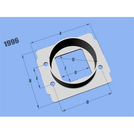 Mass Air Flow Sensor Adapter Plate, for Toyota Applications & Vehicles Equipped with Bosch MAF sensors