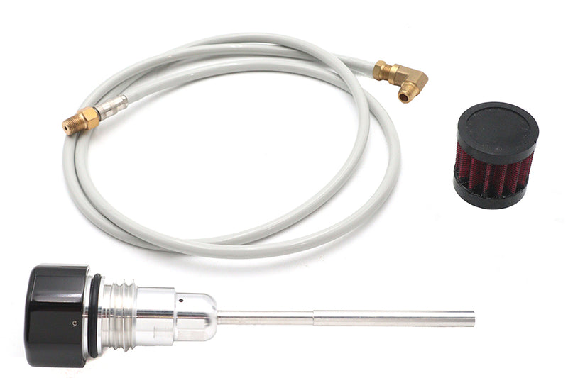 Oil Tank Vented Dipstick Black