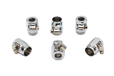 Hex Chrome Econo Seal Hose End