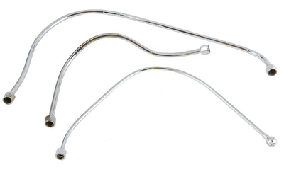 Chrome Oil Line Set