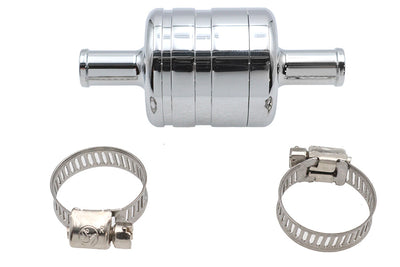 Crankcase Breather Vent Canister Chrome