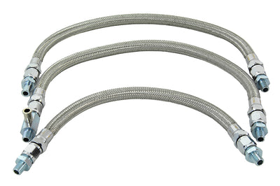 Stainless Steel Oil Line Set 3 Piece