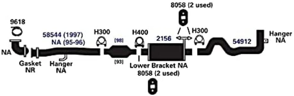 AP Exhaust Products 9618 Exhaust Clamp