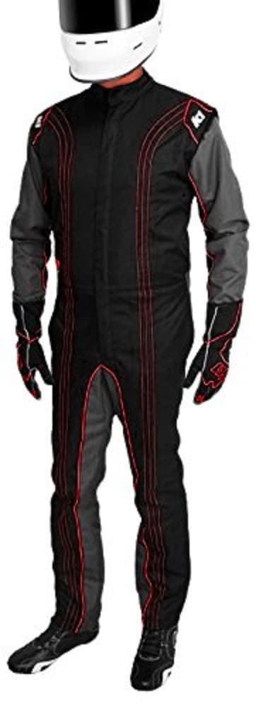 K1 Race Gear CIK/FIA Level 2 Approved Kart Racing Suit (Red, X-Small)