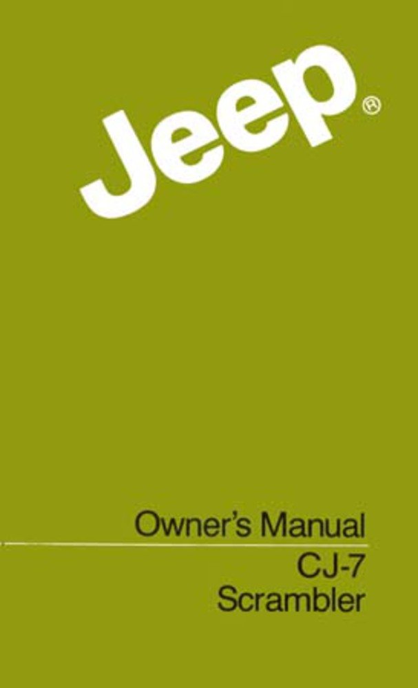 bishko automotive literature 1984 Jeep Cj & Scrambler Owners Manual User Guide Reference Operator Book Fuses