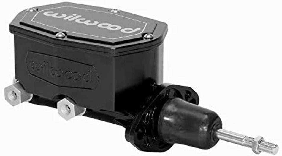 Wilwood 260-14957-BK Compact Tandem Master Cylinder w/Pushrod
