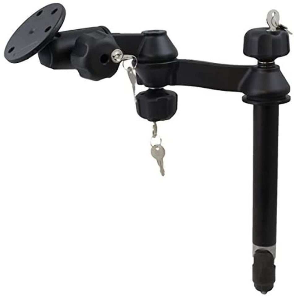 RAM MOUNTS (RAM-VP-SW1L-8-240 Double Swing Arm 8" Male Tube Locking