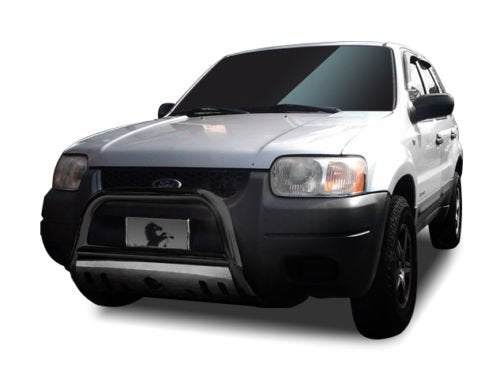 Black Horse Bull Bar Skid Plate Black Compatible with 2001-2007 Ford Escape|2001-2006 Mazda Tribute|2005-2007 Mercury Mariner-CBBS-FOB3001SP