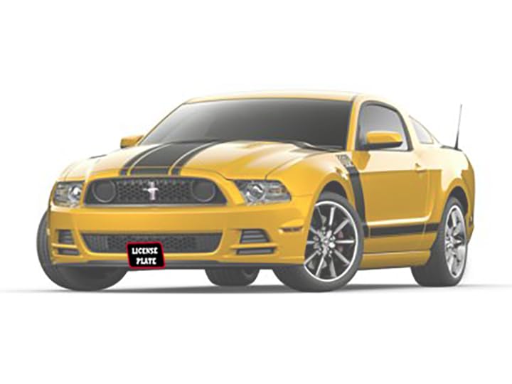 STO N SHO Front License Plate Bracket Compatible with 2013 Ford Mustang Boss 302/2013-2014 California Special (SNS9)