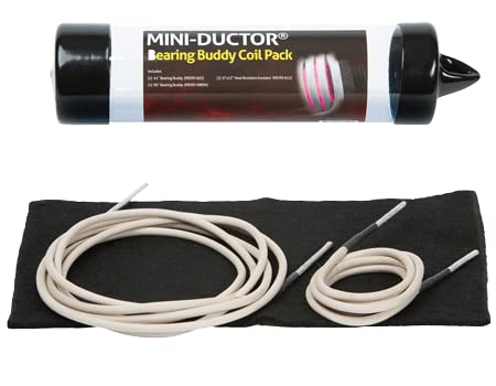 Induction Innovations u2013 Bearing Buddy Coil Pack (MD99-643) - Accessory for Mini-Ductor Series u2013 Includes 2 Different Sized Flexible Coils and a Heat Resistant Mat
