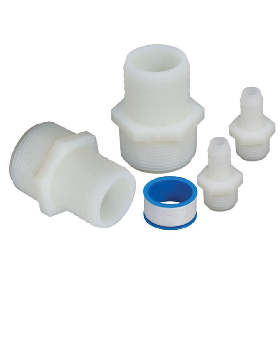 Moeller Marine Waste Tank Adaper Kit (Straight Pipe to Hose)