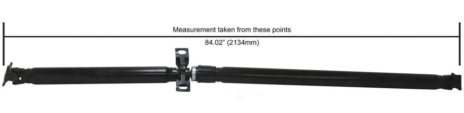 Cardone 65-8003 Remanufactured Driveshaft/Prop Shaft