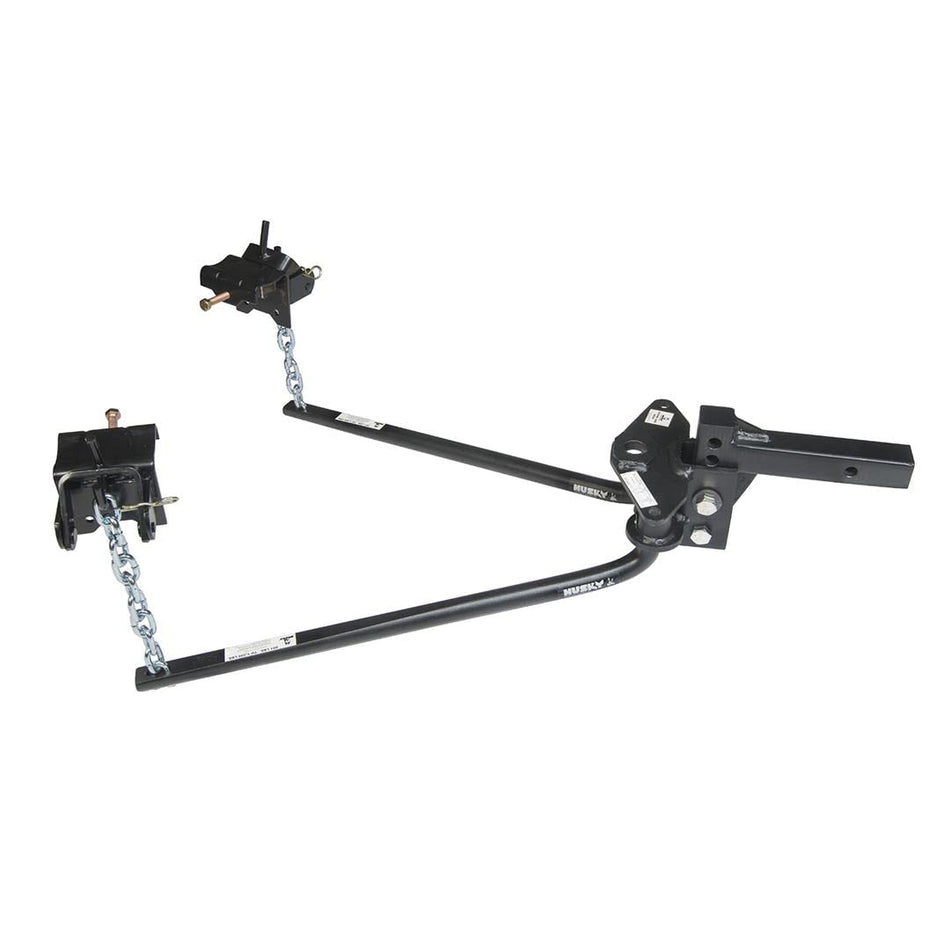 Husky 31421 Round Bar Weight Distribution Hitch with Bolt-Together Ball Mount/Shank Assembly 600 Lbs Max Tongue