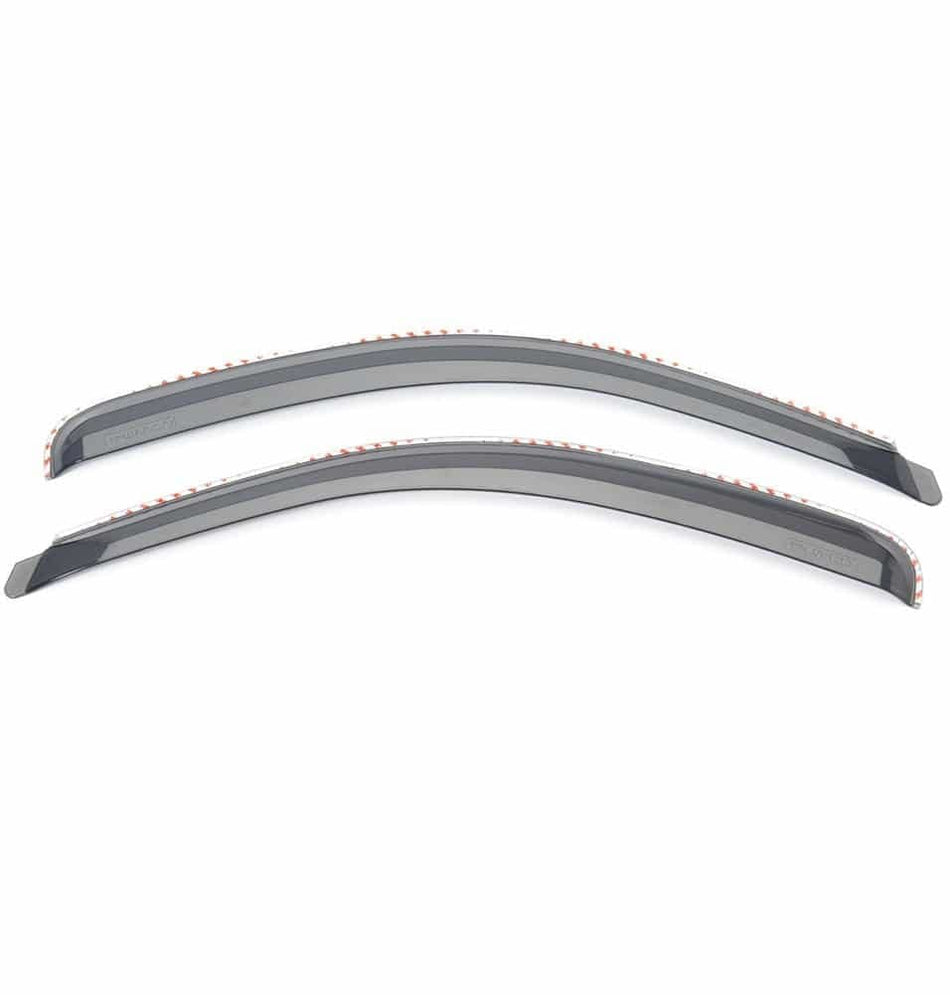 Putco Element Tinted Window Deflectors - Fits Jeep Grand Cherokee 2005-2010 - in Channel Installation - Front Pair