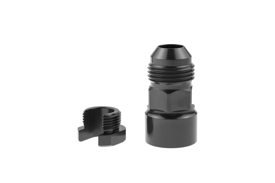 Red Horse Performance 881-08-06-2 Efi Fitting -08 An Male To 3/8 Sae Quick-Disconnect Female - Black
