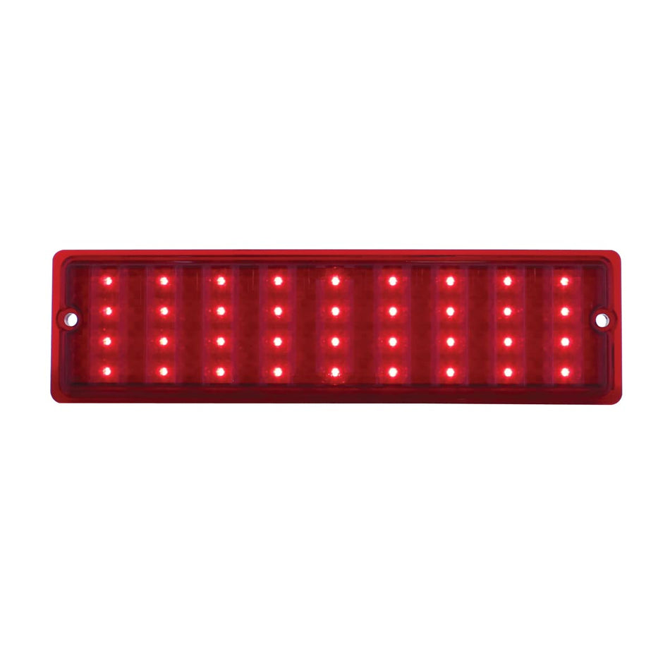 United Pacific CTL6826LED 1968-69 Nova All-Red LED Tail Light Lens, 1 Pack