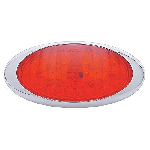 United Pacific 38215 - Brake/Tail/Turn Signal Light - 40 Led Phantom Iii, Red Led/Red Lens