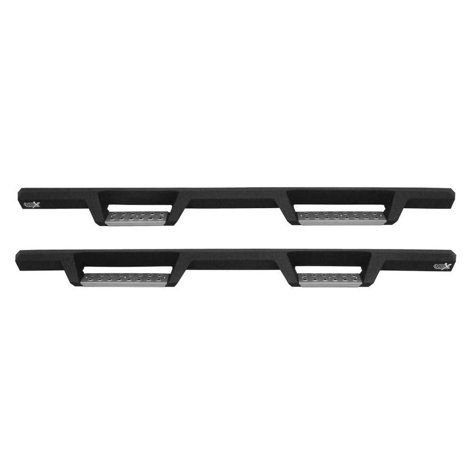 Westin 56-132452 HDX Stainless Drop Nerf Step Bars fits 2007-2021 Tundra Double Cab Textured Black 1 Pair