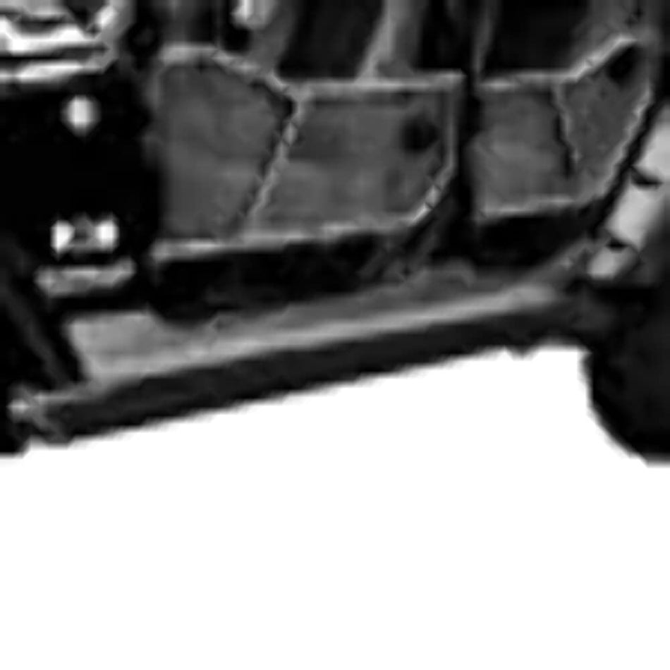 Warrior Products 7462 Rock Bars with Black Step for Jeep CJ5 76-83