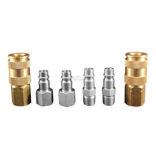 Milton s-217, 1/4" NPT V Style Coupler and Plug Kit (Pack of 10 pcs)
