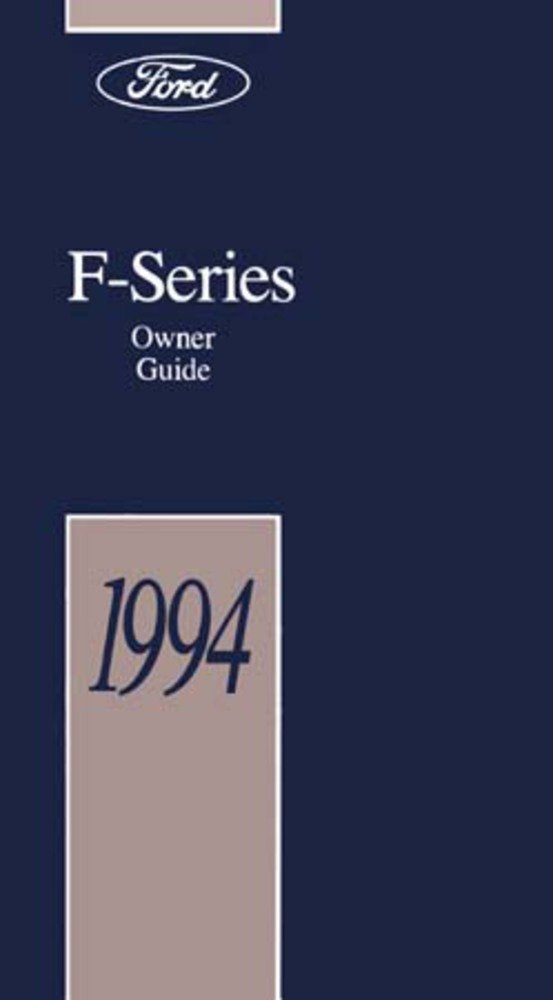 bishko automotive literature 1994 Ford F-Series Truck Owners Manual User Guide Operator Book Fuses Fluids