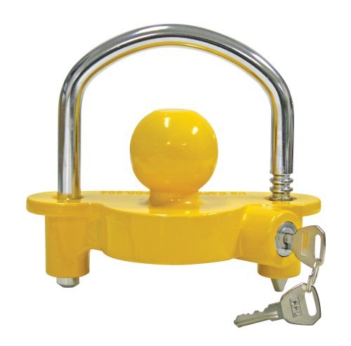 Reese Towpower 72783 Yellow & Chrome Universal Coupler Lock