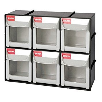 Shuter 1010018 Bins Flip Outs 6 Compartment