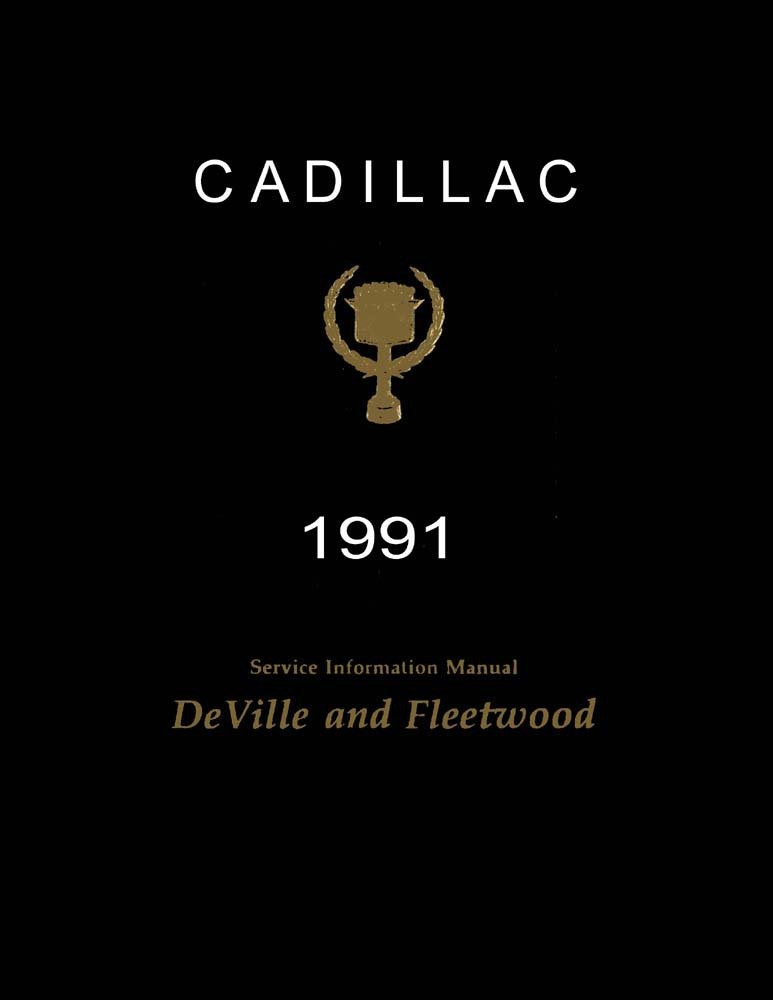 bishko automotive literature 1991 Cadillac Deville Fleetwood Shop Service Repair Manual Book Engine