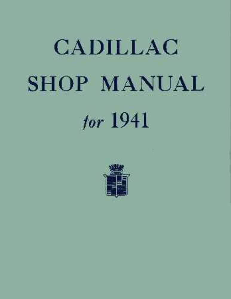 bishko automotive literature 1941 Cadillac 60 61 62 63 67 75 Shop Service Repair Manual Book Engine Wiring