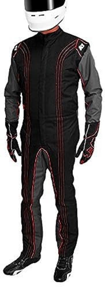 K1 Race Gear 10-GK2-R-7XS CIK/FIA Level 2 Approved Kart Racing Suit (Red, 7X-Small)